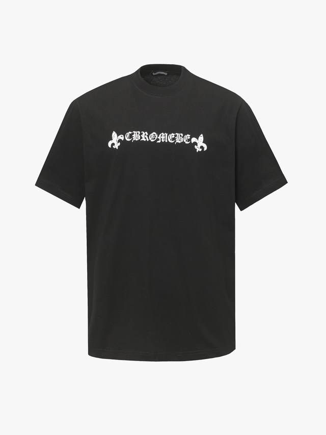 Chrome Hearts 克罗心Ch 梵文印花短袖T恤 面料采用280克重精梳棉，定制32支1*1螺纹，成衣两遍水洗处理，面料舒适亲肤无异感，定制定染面料，纺