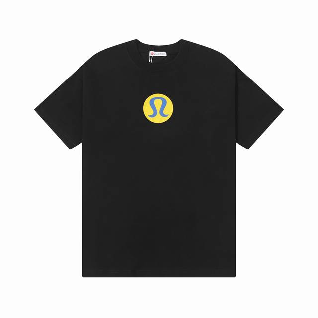Lululemon 露露2025Ss新款字母印花短袖T恤 大Logo字母Os廓形宽松版型重磅纯棉短袖 简单百搭 无论内搭外穿尽显运动气息 尺码：Xs-L