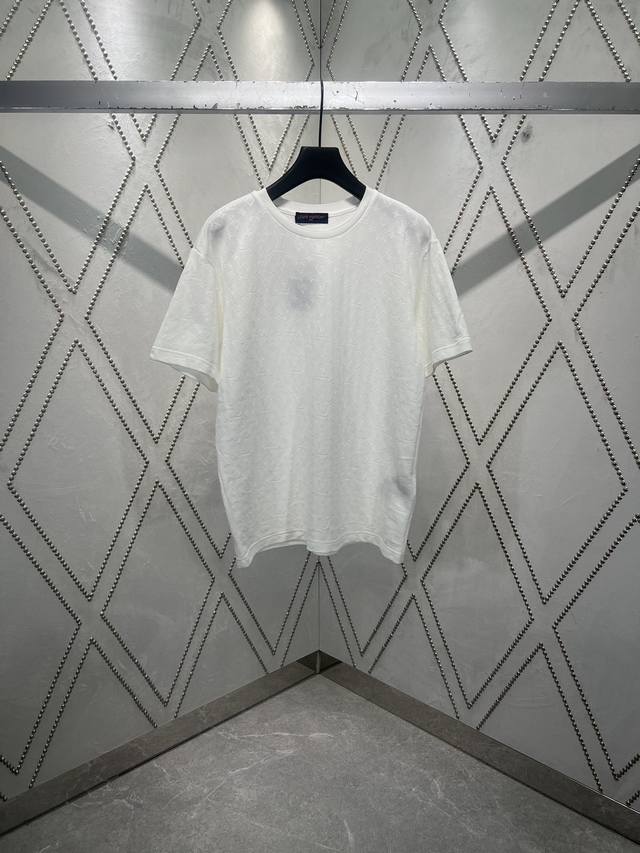 驴家 25Ss新款圆领提花短袖T恤，高版本！男女同款！ 码数：S.M.L.Xl.