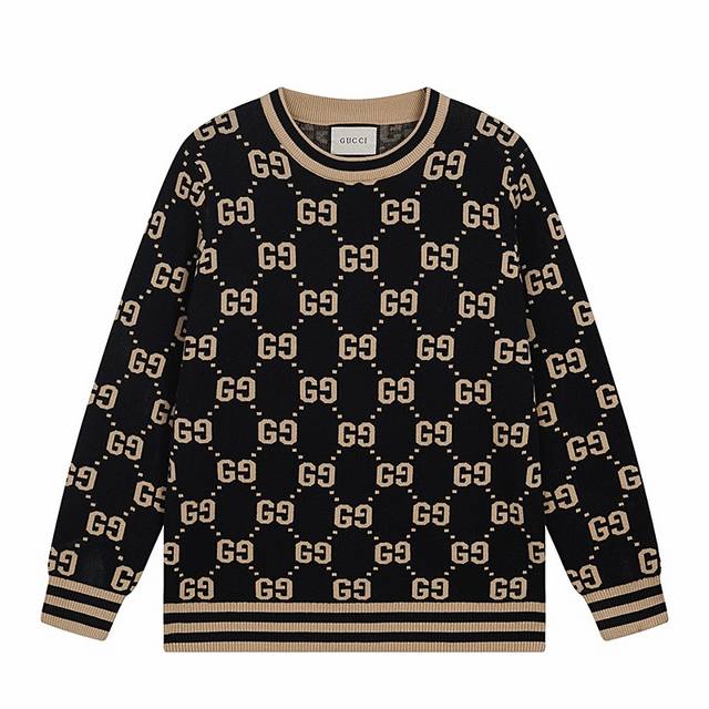 款号M01 秋冬款 顶级品质 区别通货 重磅推出高密度针织毛衣 Gucci 秋冬走秀款原版定制 三标齐全 M L Xl Xxl