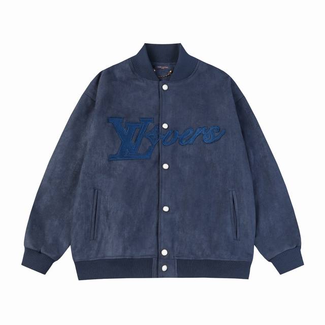 l2 Lv Fwss 毛巾绣棒球服 -精选鹿绒皮面料 ，光滑不起球 -重工五金配件一比一还原 M L Xl Xxl
