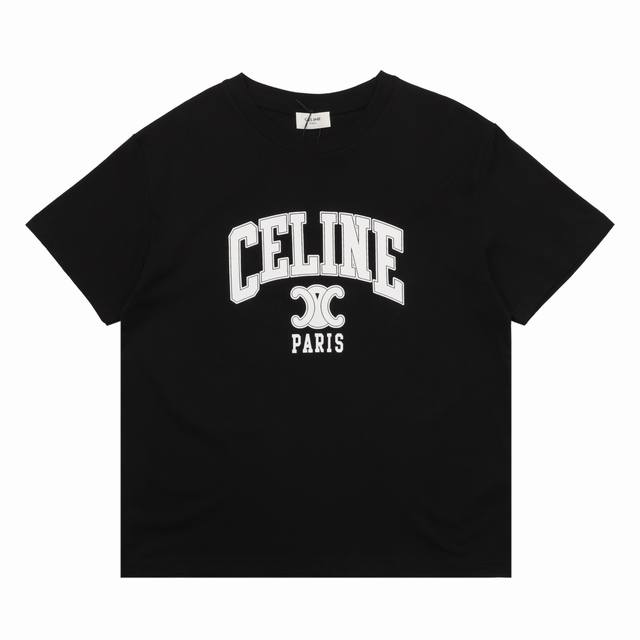 Celine 赛琳 经典字母印花基础款短袖T恤 尺码：Xs-L