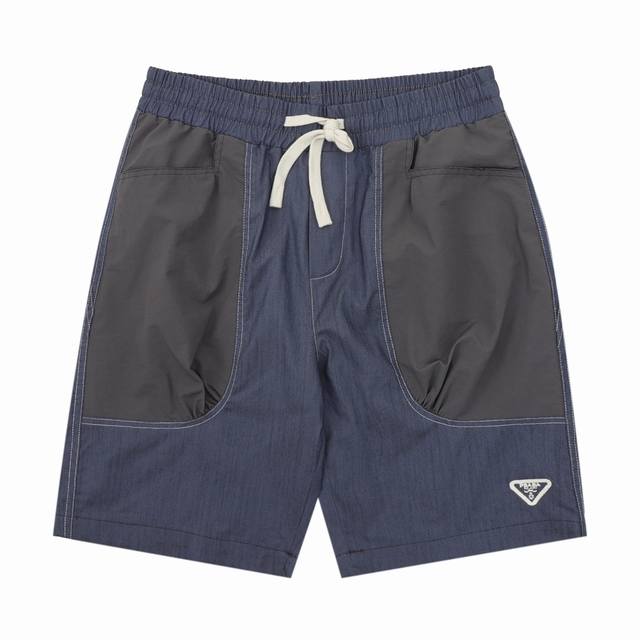 prada 普拉达 工装口袋徽标短裤 Size：Xs-L