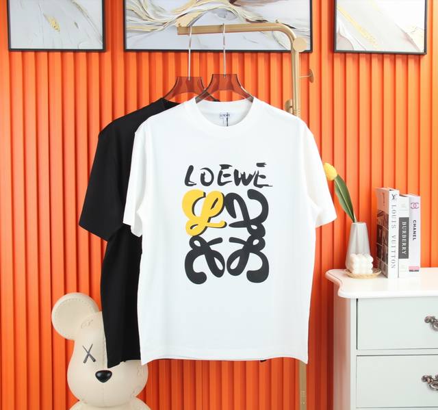 Ld 顶级代工品质 罗意威 24Ss 经典T恤短袖 不需要所谓烂大街的华丽文案 主打品质 面料经过2次高温缩水固色 不变形不缩水不起球 -正确Os版型 不省面料
