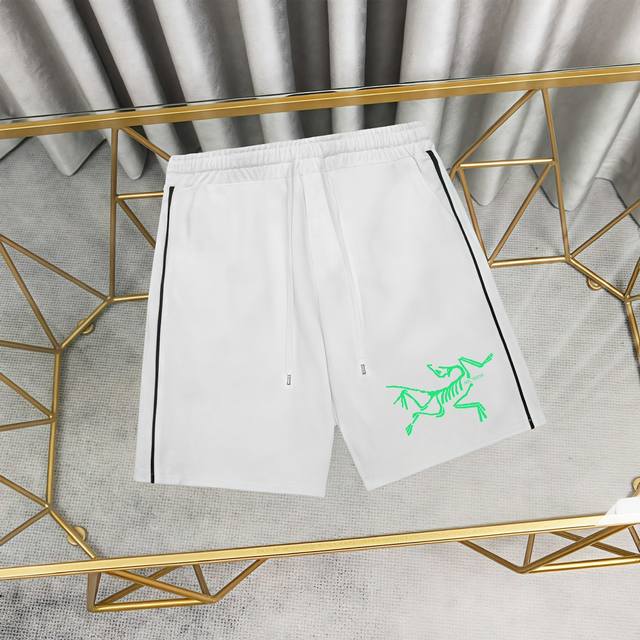Arc'teryx 始祖鸟 印花户外纯棉短裤卫裤五分裤 1:1对版面料380克毛圈高克重百分百纯棉 提前做过预缩水1×1双纱洗一辈子都不会变形的 男女同款 官网