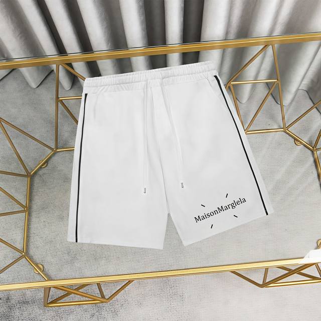 Madison Margiela 马吉拉印花纯棉卫裤短裤 1:1对版面料380克毛圈高克重百分百纯棉 提前做过预缩水1×1双纱洗一辈子都不会变形的 男女同款 官