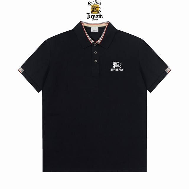 三标齐全 -Bbr 巴宝莉专柜同步上新 精美条纹徽标翻领polo衫 -采用原版Zp一致定制索罗娜双珠地面料 螺纹同缸定染零色差 独家品质区别通货 欢迎对比 -颜