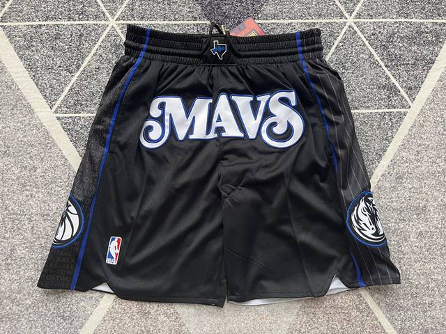 款号K158 顶级刺绣版本 24款小牛队城市版口袋裤篮球短裤 Just Don Nba 球队球裤系列单品 -定制优质网眼布面料，Dri-Fit 技术导湿速干，
