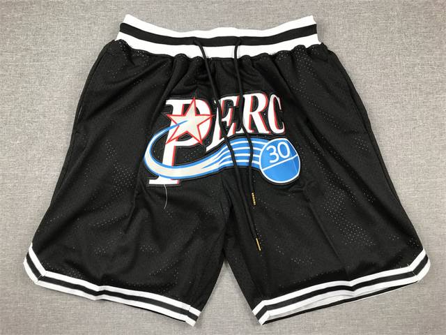 款号K121 顶级刺绣版本 电影版刺绣口袋裤篮球短裤 Just Don Nba 球队球裤系列单品 -定制优质网眼布面料，Dri-Fit 技术导湿速干， 防静电处