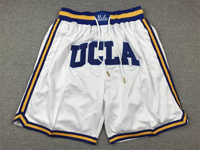 款号K116 顶级刺绣版本 Ucla刺绣口袋裤篮球短裤 Just Don Nba 球队球裤系列单品 -定制优质网眼布面料，Dri-Fit 技术导湿速干， 防静电