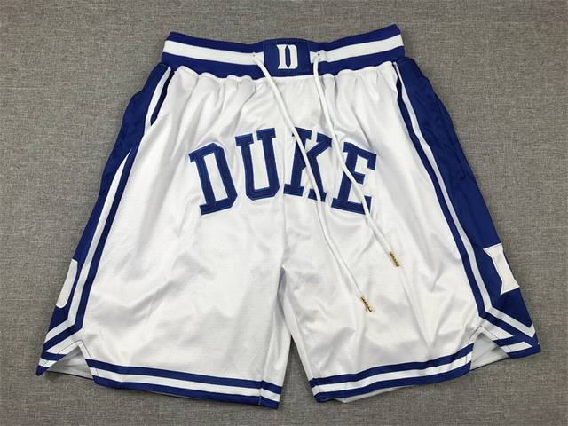 款号K114 顶级刺绣版本 杜克刺绣口袋裤篮球短裤 Just Don Nba 球队球裤系列单品 -定制优质网眼布面料，Dri-Fit 技术导湿速干， 防静电处理