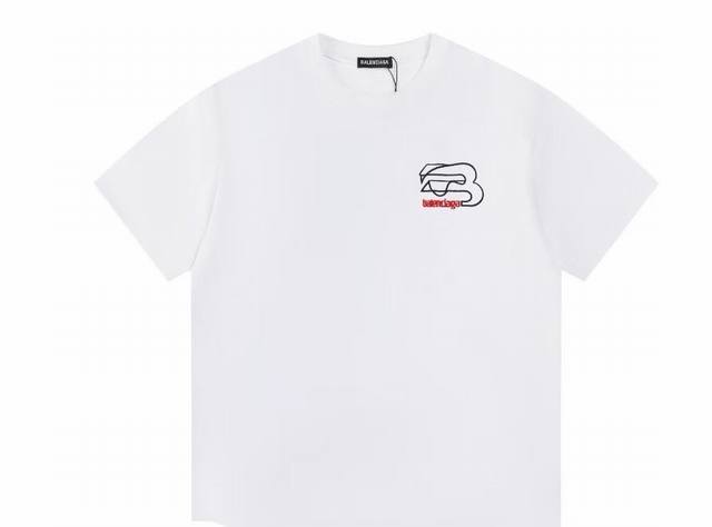 款号T65 特价 巴黎世家 短袖T恤 男女同款 -采用原版280G100%纯棉面料 柔软舒适 螺纹同缸定染零色差 独家品质区别通货 欢迎对比 -颜色： -码数：