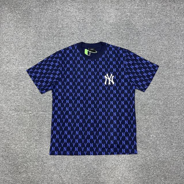 Xx090 Mlb老花满印纽约洋基队经典款 万针立体刺绣字母 Zp开版 260克克重纯棉面料 情侣款：Ｓ Xxl 米白 黑色 黑蓝 天蓝