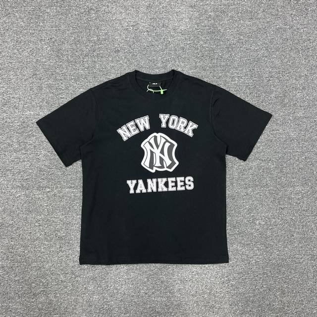 Xx017 Mlb大标字母Ny印花图案 Zp开版 260克克重纯棉面料 情侣款：S Xxl 绿色 黑色 浅灰