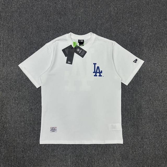 Xx370 New Era纽亦华新款Mlb腰果花Ny印花纯棉T恤 情侣款：Ｓ Xxl 白色 黑色