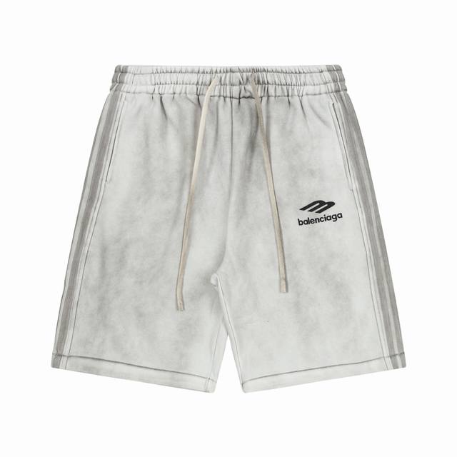 高品质 Balenciaga巴黎25Ss春夏新款短裤炒色系列 独家设计师款 面料采用高克重布料 精选棉感面料 手感柔软细腻 亲和肌肤 松紧裤腰穿脱更便捷 侧面织