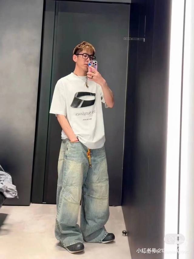 6019# 顶级版本原版1:1开货.巴黎世家25Ss新款Balenciaga轮廓牛仔长裤.男女同款. 码数：Xs.S.M.L