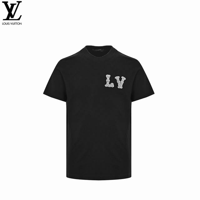 Louis Vuitton 路易威登董菲联名珠宝烫钻短袖 工资细节采用烫钻工艺，面料采用300G精梳棉，标识结合高品质 采用定织定染高克重原版面料，纯棉面料，1