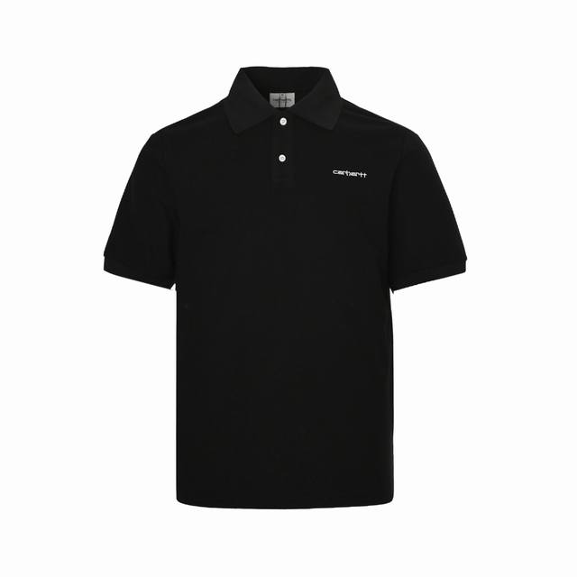 Carhartt 卡哈特 经典刺绣小标polo短袖 采用260克 珠地空气层 比普通针织布更透气、干爽及更耐洗。经典无需多言，看似简单的polo衫其实是最百搭