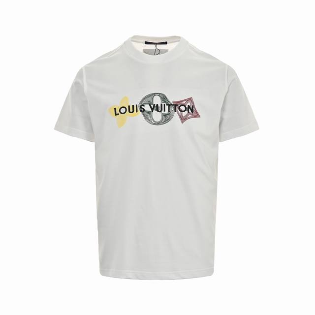Louis Vuitton 路易威登 24Ss 刺绣三花字母短袖 Size:S-Xl