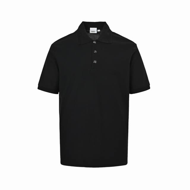 Burberry 巴宝莉 纽扣Tb字母polo短袖 采用220G珠地网眼布棉质，面料网眼织法，透气舒适。Bbr 专用polo衫面料。领子进口扁机定制编织而成。采