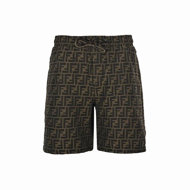 Fendi 芬迪 满印老花短裤 原版购入，重磅全衣从原材料进行开发，全网首发最高版本。采用进口原料进行面料制作，全件Fd经典提花组织。起订8000米面料，由进口