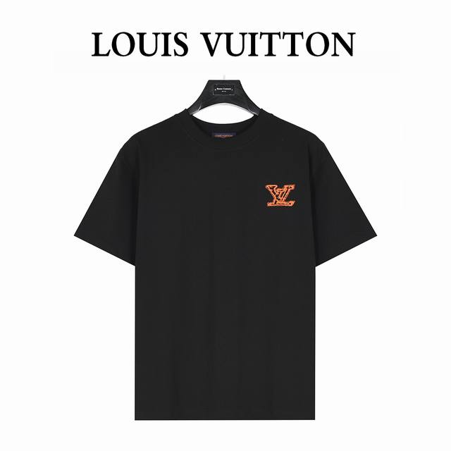 Louis Vuitton 路易威登 25Ss 立体大Logo字母绳绣短袖T恤 购入原版开模打造，全套定制辅料，所有细节完美还原 定织定染260G纯棉双纱紧密棉