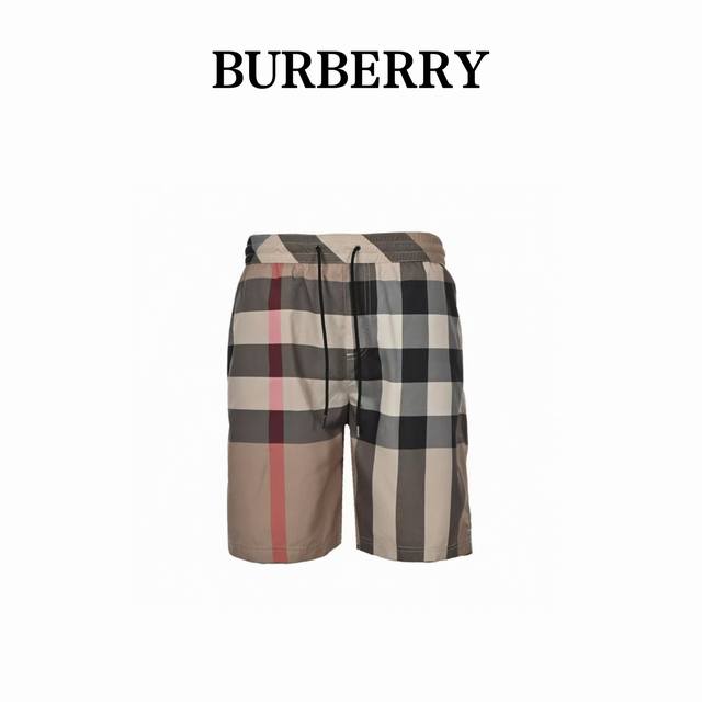 Burberry 巴宝莉 22Ss 大格纹沙滩短裤 原版国内购入，定织面料 75D72F 140G，市面独家正确版本。Zp全拆解分析，原版定位一致！功能性面料进