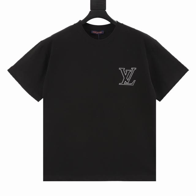 Louis Vuitton 路易威登 25Ss Logo及四叶草烫银短袖T恤 购入原版开模打造，全套定制辅料，所有细节完美还原 定织定染260G纯棉双纱紧密棉面