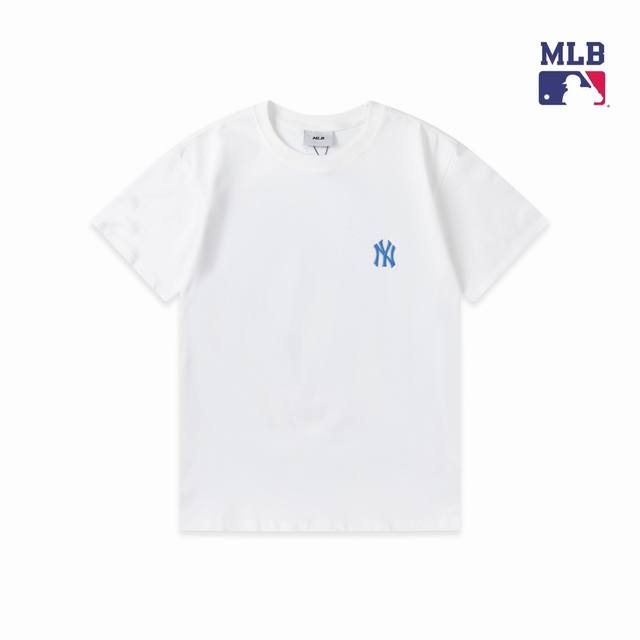 上新 高品质 Mlb新款腰果花短袖 男女同款 面料采用240克纯棉，面料亲肤舒适，后面大Logo腰花印花，上身十分吸晴夏日衣橱必备单品 颜色：黑色 米白 S 建