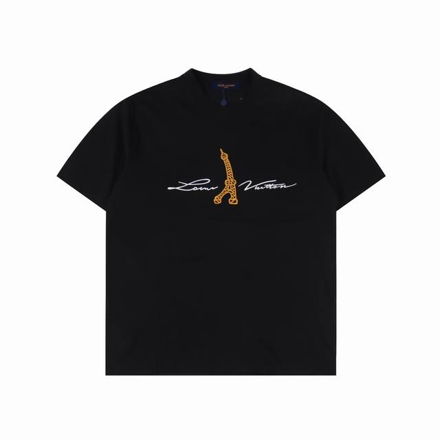 Louis Vuitton路易威登 铁塔签名刺绣短袖 Size:Xs-Xl