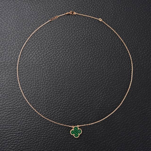 Van Cleef Arpels梵克雅宝Vca 经典四叶草项链 #纯银镀金版本 附全套包装，包装损坏扣除30元，谢谢谅解