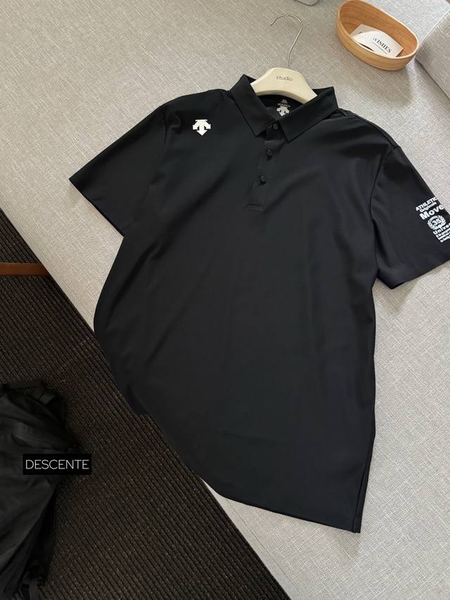 Descente迪桑特 Training Tough面料 休闲商务款短袖polo衫 三色开启 Tough面料诞生于日本,是迪桑特聚焦面料的创新性产品。它凝聚了工