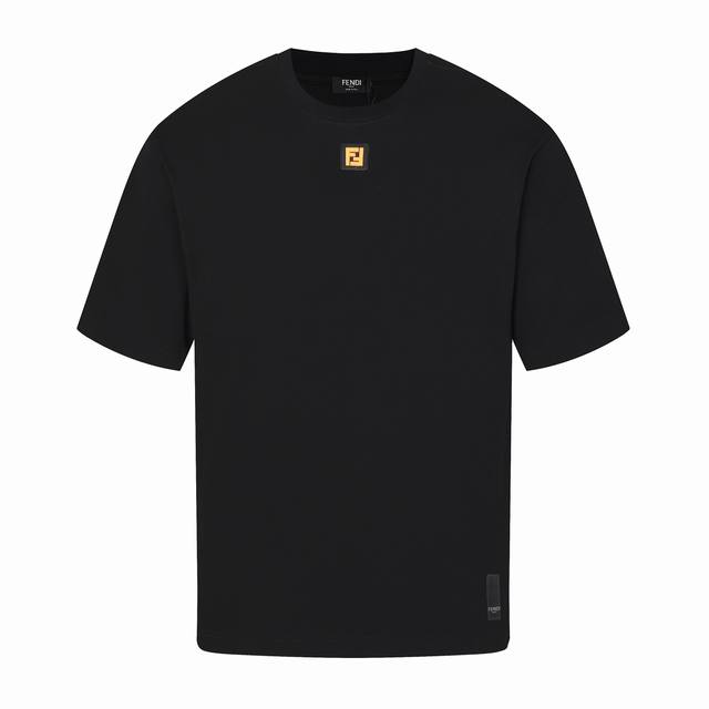 Fendi 芬迪 25Ss新款立体硅胶双F圆领短