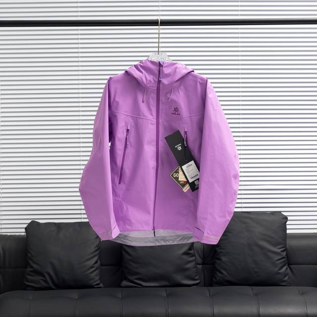 工厂p直供 Kailas丨凯乐石博格达Lt连帽冲锋衣 配色：香芋紫 尺码：S-Xxl