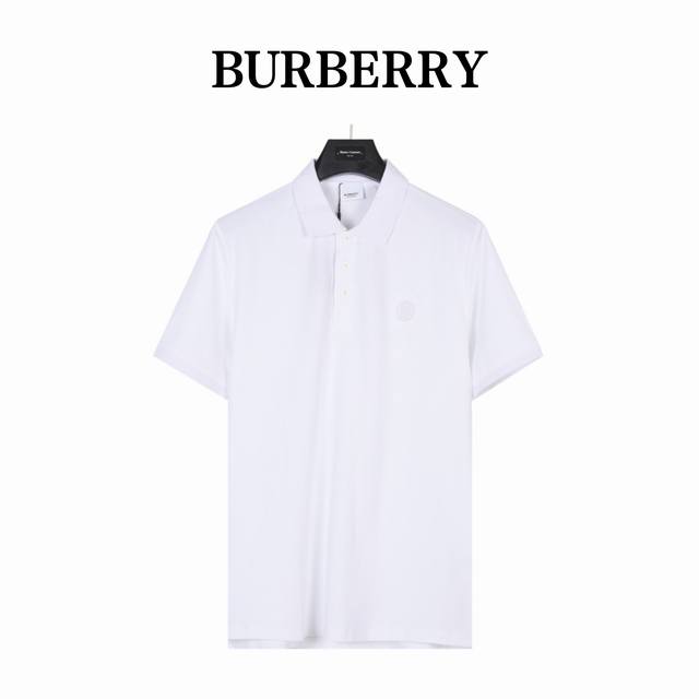 Burberry 巴宝莉 门襟经典胸口标识短袖polo衫 原版品质欢迎比对。经典爆款系列，胸口工艺刺绣Logo图案，整体高级简单大方，面料有韧性、不起球、不易变