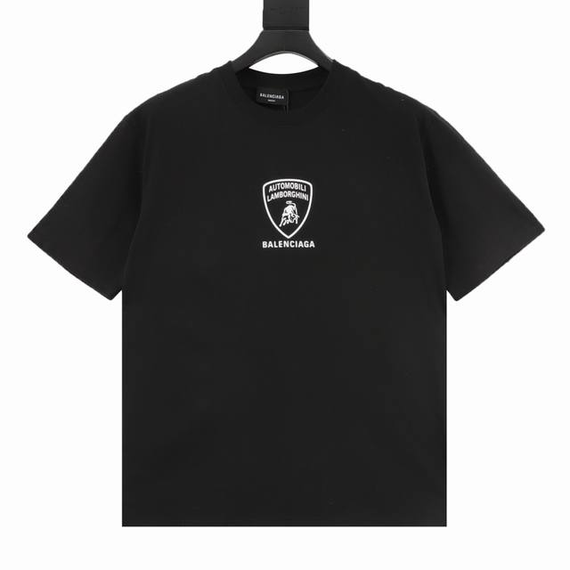 Balenciaga 巴黎世家 Blcg 25Ss 兰博基尼联名印花短袖T恤 轻奢主义 男女日常通勤穿搭必备单品 正确版本 随意对比 详细特征 260克100%