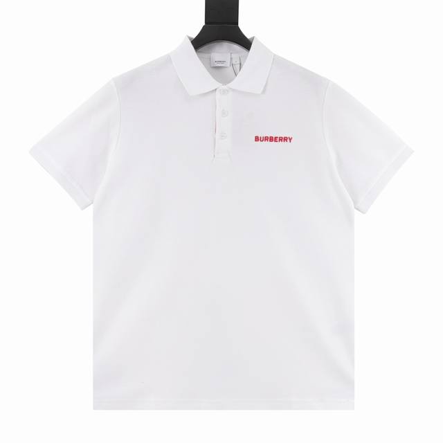 Burberry巴宝莉Bbr 竖条门禁小刺绣短袖polo衫 原版5500购入，定制定染 G珠地布，蜂窝明显。颜色按原版定染。绣有专属标识图案。搭配尖领设计,开襟
