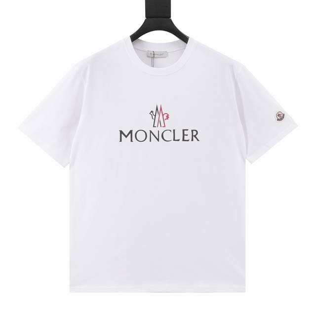 Moncler蒙口25Ss 胸口小Logo立体刺绣短袖T恤 轻奢主义 男女日常通勤穿搭必备单品 正确版本 随意对比 详细特征 260克100% 纯棉双纱汗布面料