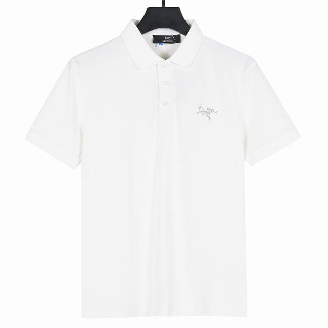 Arc'teryx -始祖鸟翻领刺绣冰棉 短袖T恤清透舒适polo衫上衣 这款polo衫 柔韧、耐磨、 吸湿、排汗、轻盈且触感柔软凉爽！！！棉质的舒适穿着体验！