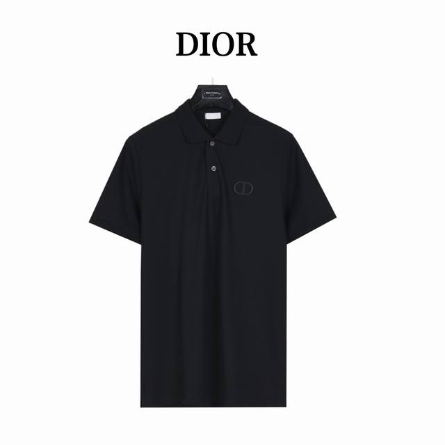 Dior 迪奥 经典Cd刺绣短袖polo衫 纯棉珠地棉面料经典款polo衫，经典爆款系列，图案装饰让商务休闲风增添了俏皮的色彩，整体高级简单大方，面料有韧性、不