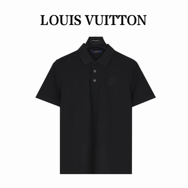 Louisvuitton 路易威登 刺绣签名短袖polo衫 原版品质，欢迎对比。纯棉珠地棉面料经典款polo衫，经典爆款系列，图案装饰让商务休闲风增添了俏皮的色