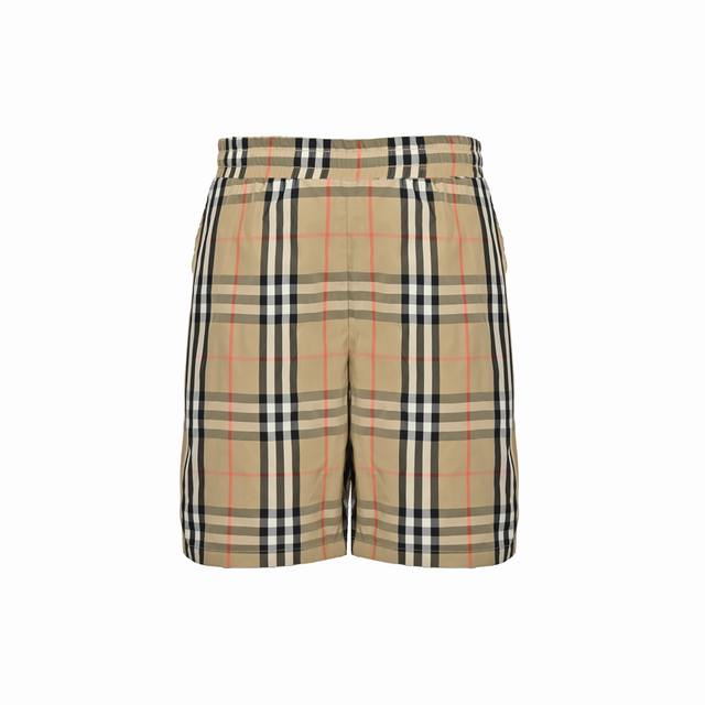 Burberry 巴宝莉 格纹印花双面穿短裤 原版购入重磅全衣从原材料进行开发，全网首发最高版本。采用进口原料进行面料制作，。起订8000米面料，由进口色织机日
