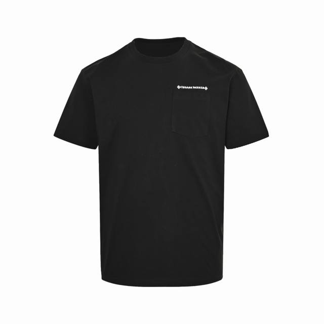 Chrome Hearts 克罗心 25Ss 梵文满天星十字花短袖 面料采用 克重精梳棉，定制32支1*1螺纹，成衣两遍水洗处理，面料舒适亲肤无异感，定制定染面