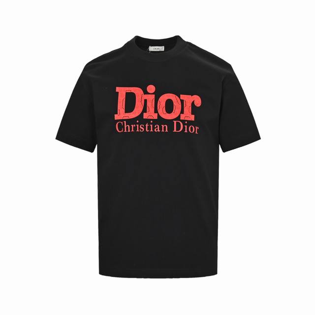 Dior 迪奥 25Ss 立体字母Logo短袖 原版面料 数码直喷印花工艺 网红明星同款 高版本 高品质 面料采用320克纯棉面料 手感超级舒服 时尚又个性 超