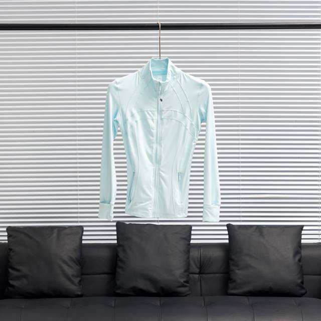 工厂p直供 Lululemon丨露露乐檬Define立领纯色瑜伽服 配色：粉末蓝 尺码：2 4 6 8 10 12