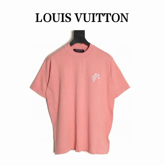 Louis Vuitton 路易威登Lv 别针针织短袖T恤 正品1 9购入，采用14针进口机Santoni进行编织，领子采用7针圆领机双纹进行编织，40支全高精