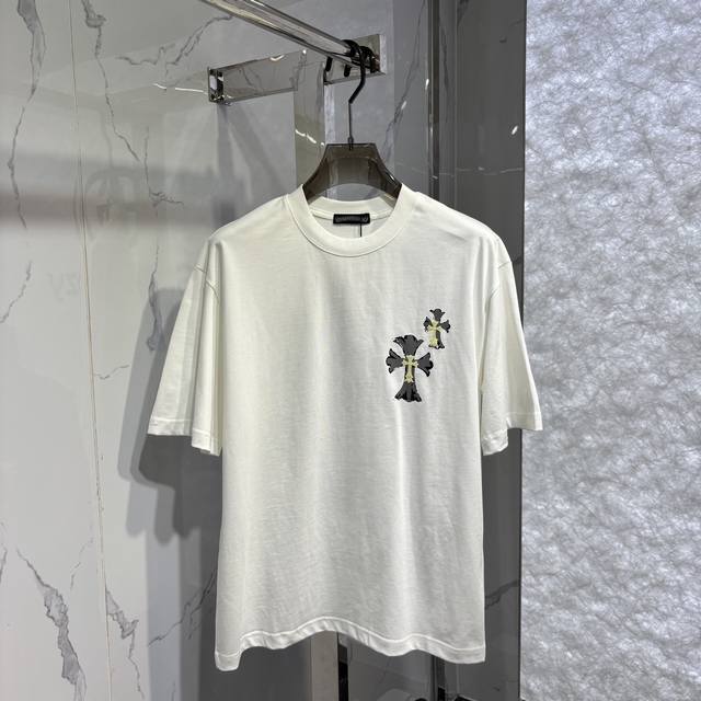 克*心新款前后印花短袖T恤 颜色：黑色 白色 尺码：M~3Xl