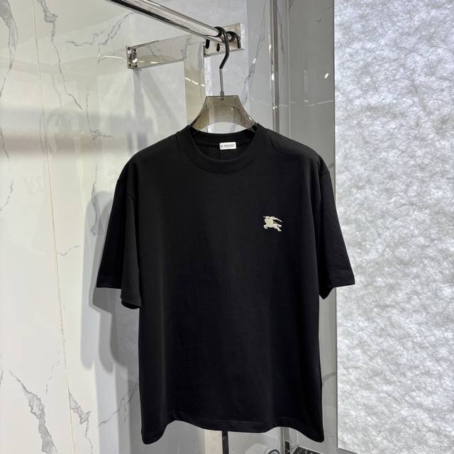Burberr*巴*莉战马短袖T恤 颜色:黑 白 码数:M~3Xl