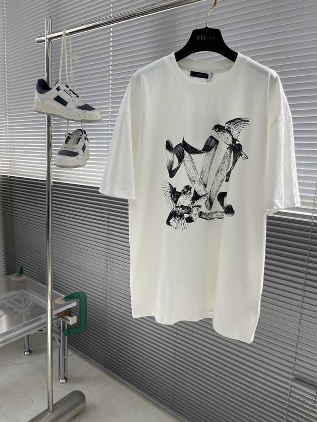 驴牌 动物印花圆领短袖 32支潮牌精疏棉260克 1*1索罗纳舒弹螺纹 数码直喷 面料酵洗 定制1：1商标 宽松版型 尺码：S M L Xl 尺码